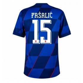 Kroatien Mario Pasalic #15 Borta Kläder EM 2024 Kortärmad